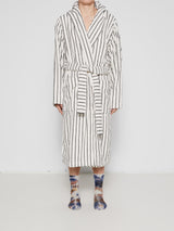 Tekla - Hooded Bathrobe in Racing Green
