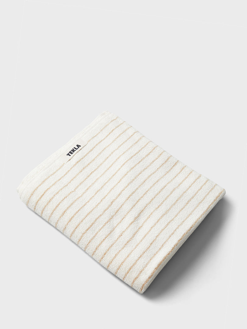 Badehåndklæde i Sienna Stripes