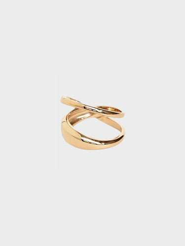 Trine Tuxen - Loop Ring with Gold Plating