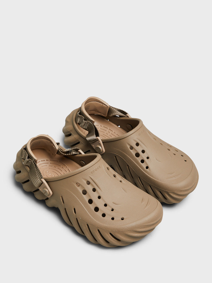 Echo Clog Kha Shoes in Khaki