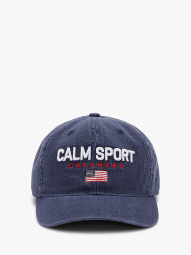 Calm. - Baseball Cap in Blue