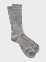 Lady White Co. - LW-C Socks in Grey Melange
