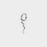 Maria Black - Ramen Chu Huggie Earring in Silver