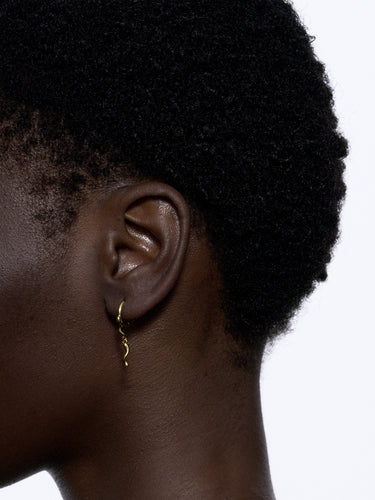 Maria Black - Ramen Chu Huggie Earring with Gold Plating