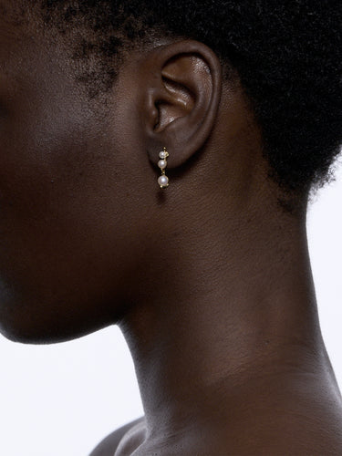 Maria Black - Shibuya San Stud Earring with Gold Plating