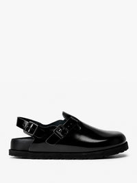 1774 Birkenstock - 1027503 Tokio Shiny Leather Narrow Sandals in Black