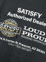Satisfy - MothTech T-shirt in Aged Black