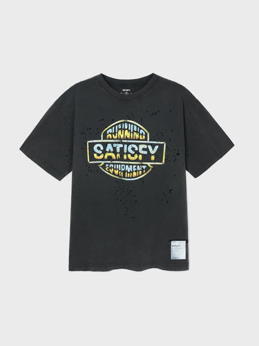 Satisfy - MothTech T-shirt in Aged Black