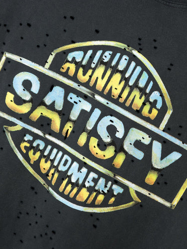 Satisfy - MothTech T-shirt in Aged Black