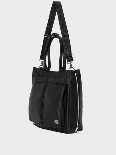 Porter-Yoshida & Co. - Tanker Carrying Tote Bag in Black