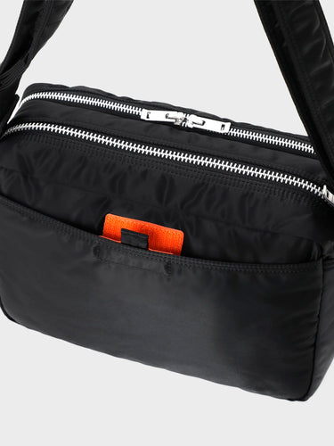 Porter-Yoshida & Co. - Tanker Sling Bag w. Zip in Black