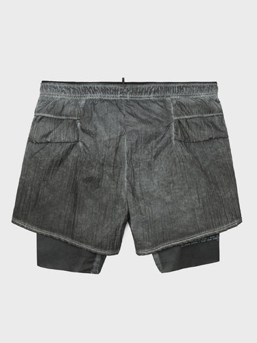 Satisfy - Rippy 3" Trail Shorts in Aged Black