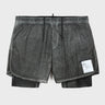 Satisfy - Rippy 3" Trail Shorts in Aged Black