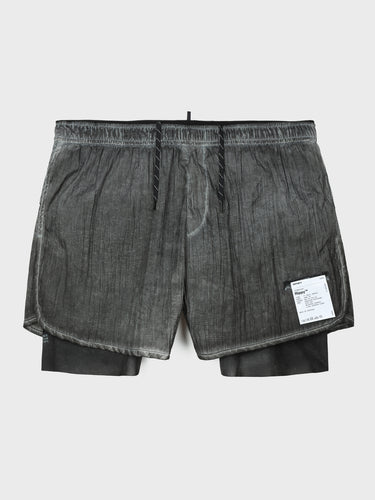 Satisfy - Rippy 3" Trail Shorts in Aged Black