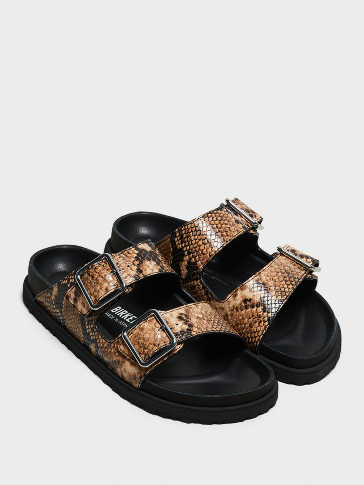 1774 Birkenstock - Arizona 1774 Sandals in Natural Snake Brown