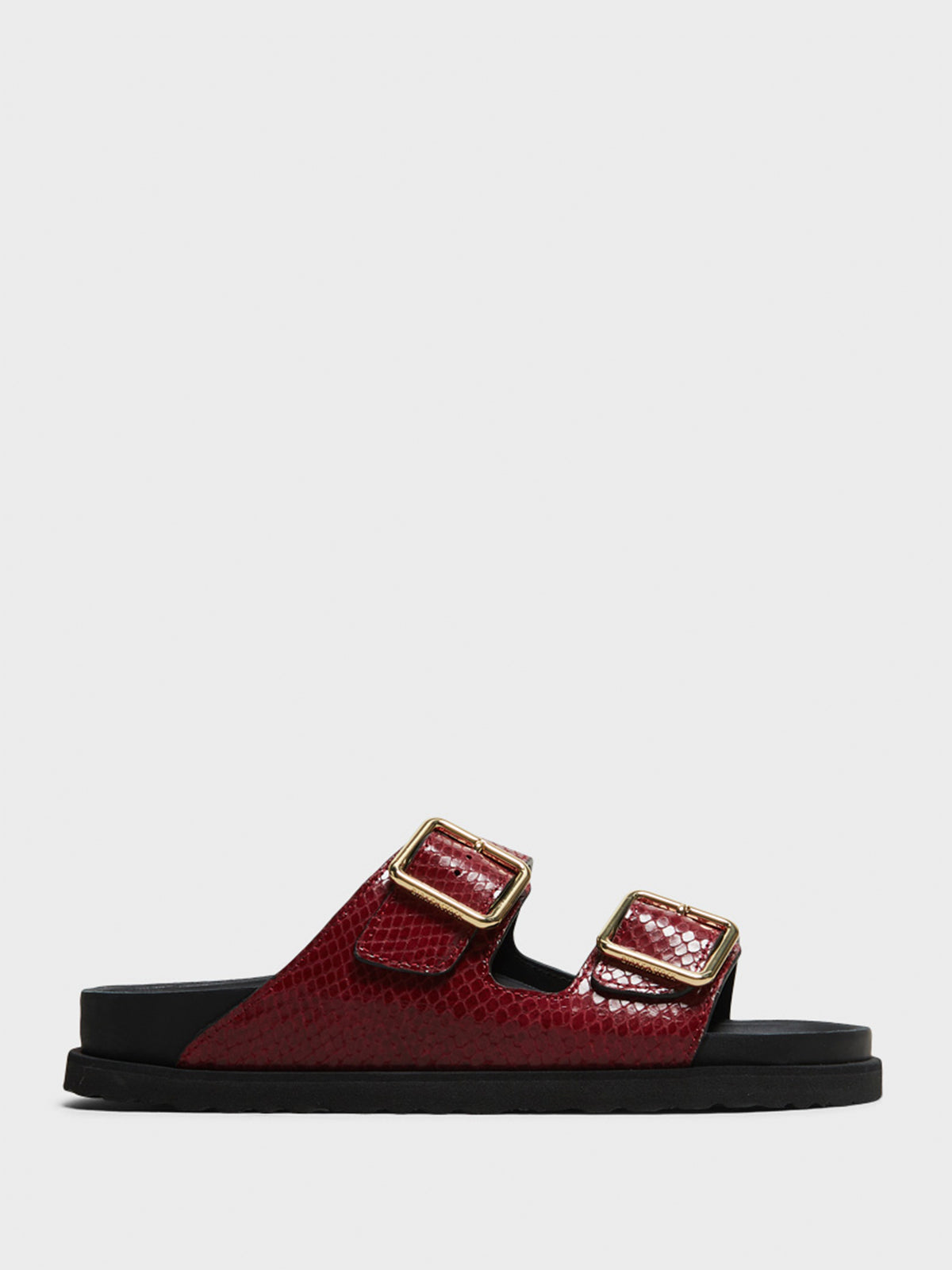 1774 Birkenstock - Arizona 1774 Sandals in Red Snake Leather