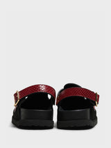 1774 Birkenstock - Tokio 1774 Narrow Cazador Sandals in Red Snake Leather