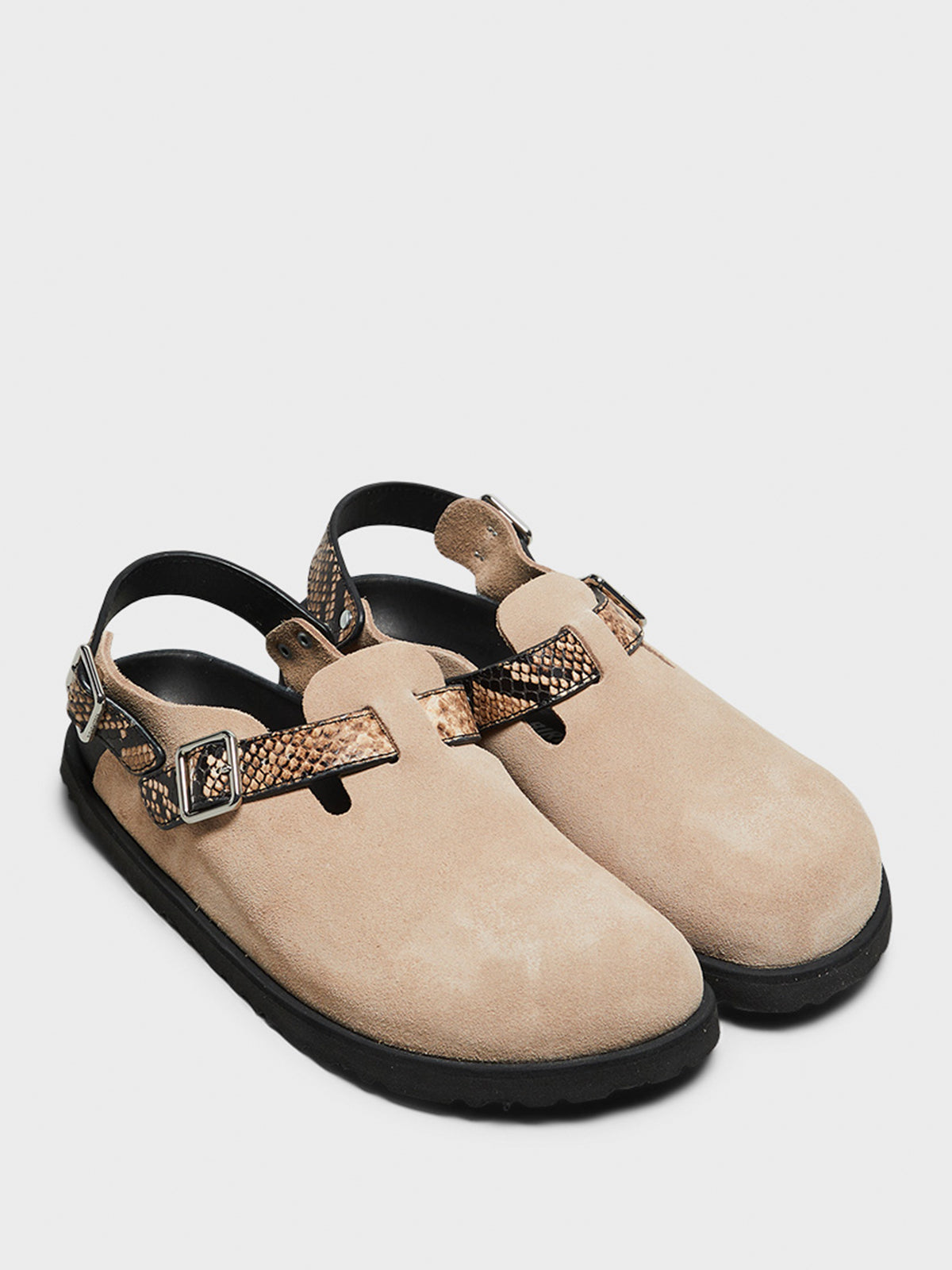 1774 Birkenstock - Tokio 1774 Cazador Sandals in Natural Snake Brown