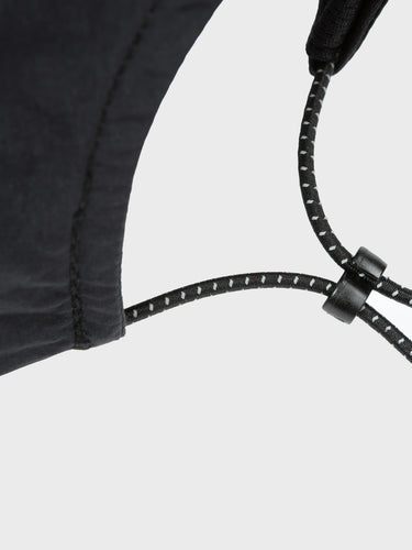 Satisfy - FliteSilk 5 Panel Pinch Cap in Black