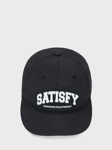 Satisfy - FliteSilk 5 Panel Pinch Cap in Black
