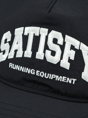 Satisfy - FliteSilk 5 Panel Pinch Cap in Black