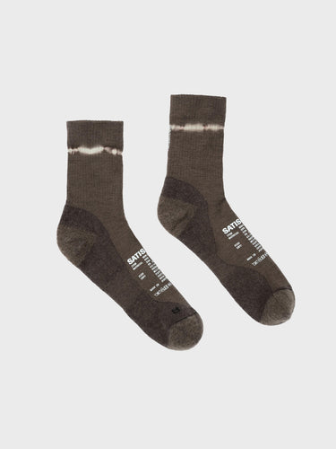 Merino Nylon Tube Socks in Tie-Dye Falcon