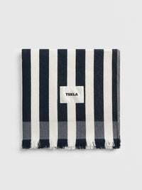 Tekla - Beach Towel in Cala Stripes