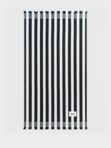 Tekla - Beach Towel in Cala Stripes