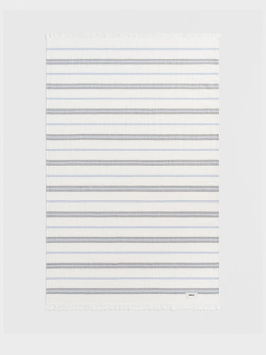 Tekla - Beach Cotton Sheet in Villa Stripes
