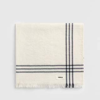 Tekla - Beach Cotton Sheet in Leche