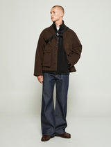66 North - Tindur Technical Shearling Jacket in Black