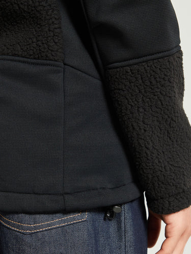 66 North - Tindur Technical Shearling Jacket in Black
