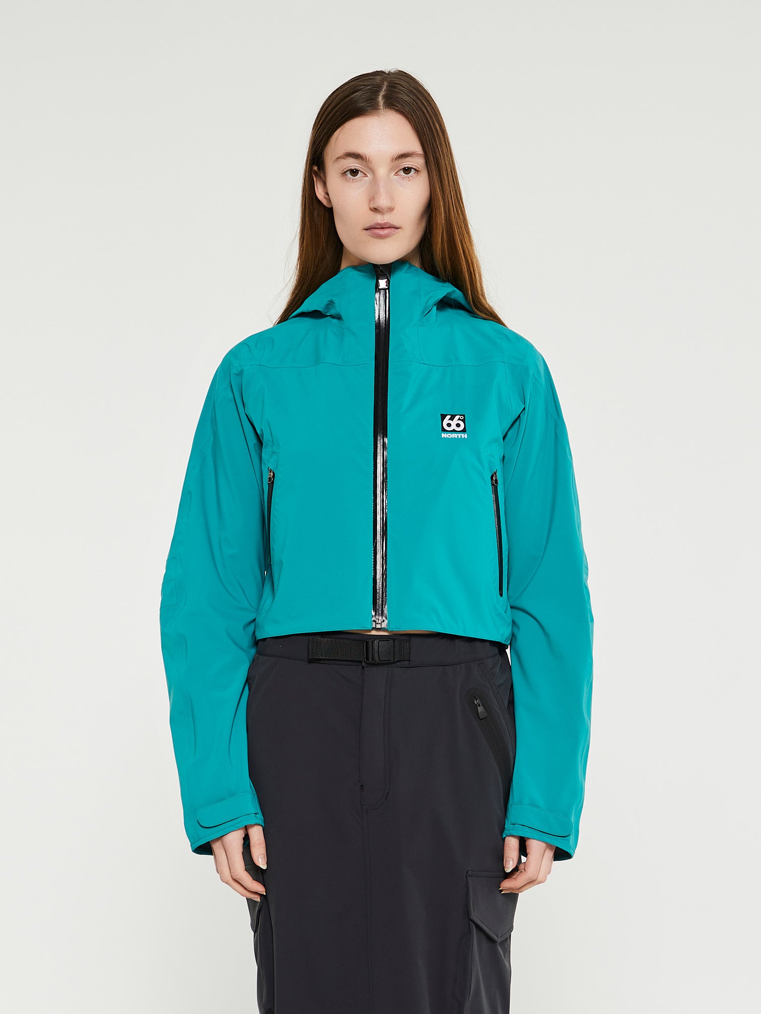 66 North - Snaefell W Cropped Jacket in Blue