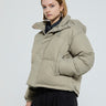 66 North - Dyngja Down Cropped Jacket in Volcanic Desert