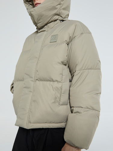 66 North - Dyngja Down Cropped Jacket in Volcanic Desert