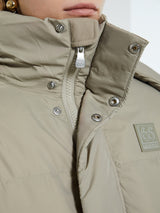 66 North - Dyngja Down Cropped Jacket in Volcanic Desert
