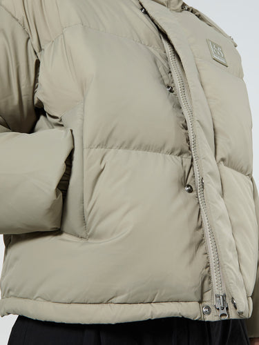 66 North - Dyngja Down Cropped Jacket in Volcanic Desert
