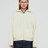 66 North - Vonarstraeti Zipped Sweater in White