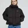 66 North - Dyngja Down Cropped Jacket in Licorice