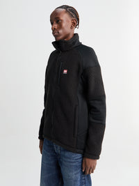 66 North - Tindur Technical Shearling Jacket in Black