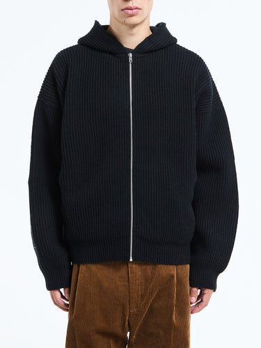 66 North - Vonarstræti Zipped Hoodie in Black