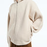 66 North - Vonarstræti Zipped Hoodie in Feather Grey