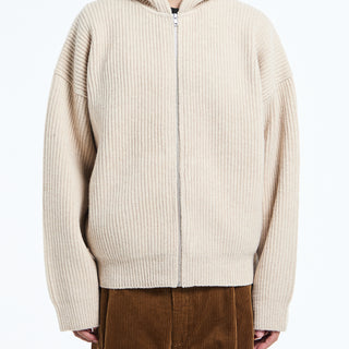 66 North - Vonarstræti Zipped Hoodie in Feather Grey