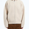 66 North - Vonarstræti Zipped Hoodie in Feather Grey