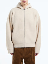 66 North - Vonarstræti Zipped Hoodie in Feather Grey