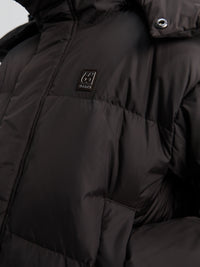 66 North - Dyngja Down W Cropped Jacket in Licorice