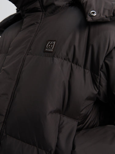 66 North - Dyngja Down W Cropped Jacket in Licorice