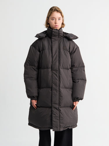 66 North - Dyngja Down Coat in Licorice
