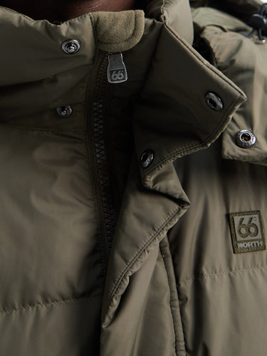 66 North - Dyngja Down Jacket in Tarmac - Exclusive Colourway