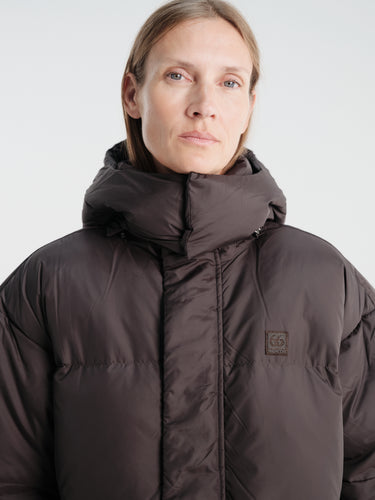 66 North - Dyngja Down Coat in Licorice